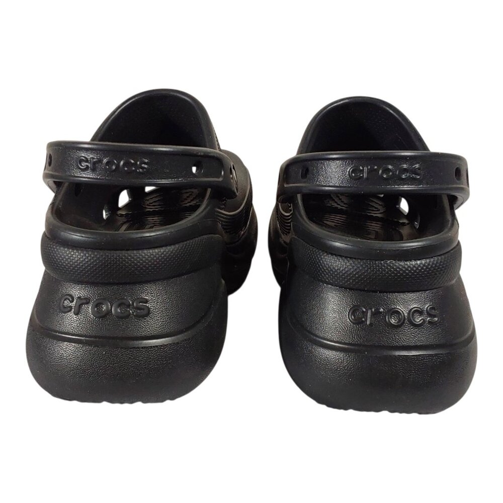 NWOT Crocs Women's Classic Bae Clogs Chunky Black Platform Slingback Shoes - 8 - Picture 4 of 10